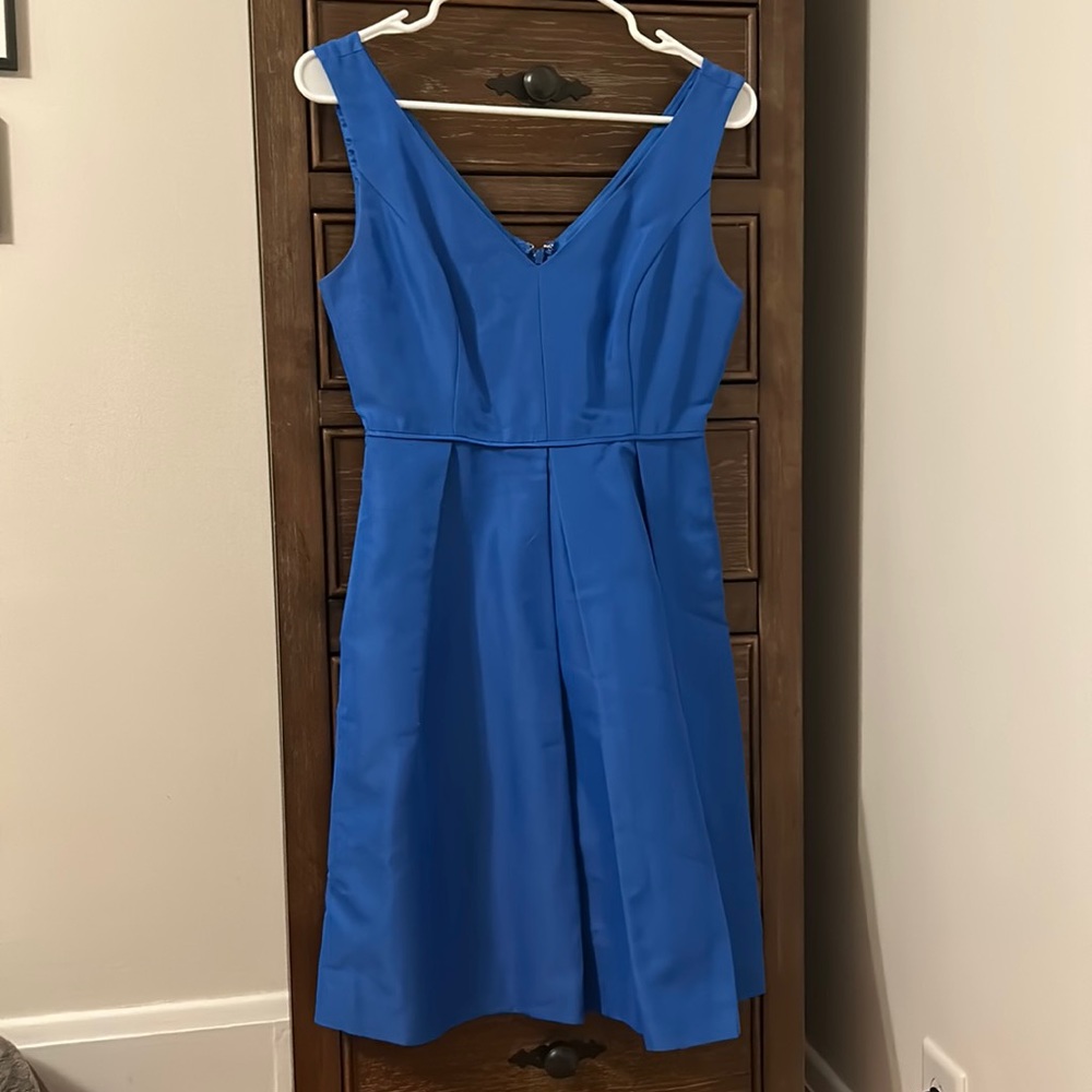 J. Crew Blue Sleeveless Dress